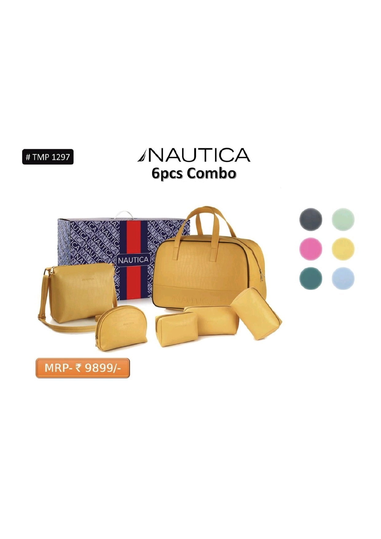 Nautica 6pcs combo bag